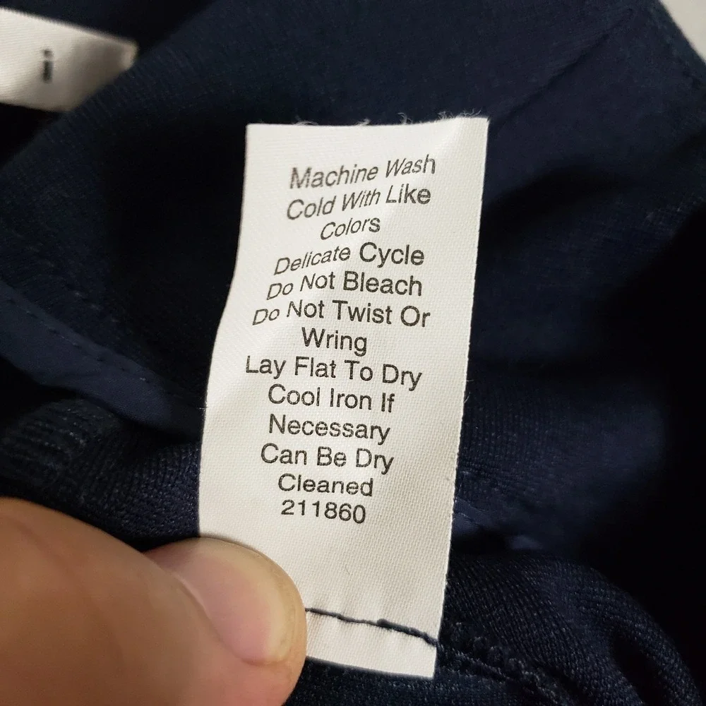 Cabi Newport Pencil Skirt Navy Blue Ponte Stretch Classic Preppy Minimalist 8